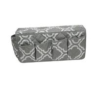 DimyFew Sac à Monture de Canapé Organisateur Canapé Note de Carnet Sac de Rangement Caddie en Fauteuil de Faute, Gris