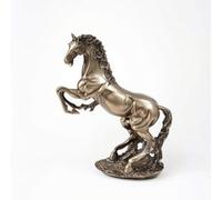 DimyFew Sculpture Cheval Détaillé Cheval En Bronze Naturel Statue En Bronze pour Collectionneurs, Salon, Bureau, Entrée, Cheval C En Bronze Coulé À Froid