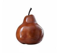 DimyFew Statuette Poire Finition Brillante Poire Décorative Élégant Objet Déco pour Étu, Chambre
