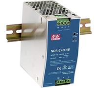 DIN 240W 90-264VAC/127-370VDC Sortie 24VDC-10A NDR-240-24 - MEAN WELL