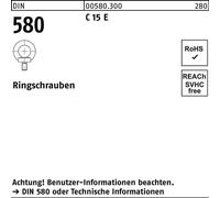 DIN 580 Anneau de levage VG M12 Acier brut 10 pces