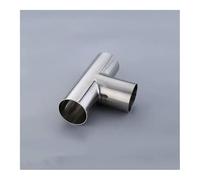 DIN DN50 54mm Pipe OD Butt Welding Tee 3 Way SUS 304 Stainless Steel Fitting Spliter Homebrew Beer Wine