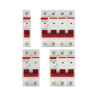 Din Rail 1P 2P 3P 4P 40A 63A 100A 125A Knife Main Switch Isolating Switch for Home Industrial Use Circuit Breaker AC 230V 400V(3P,125A)