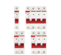 Din Rail 1P 2P 3P 4P 40A 63A 100A 125A Knife Main Switch Isolating Switch for Home Industrial Use Circuit Breaker AC 230V 400V(2P,40A)