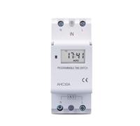 Din Rail 2 fils hebdomadaire 7 jours Programmable numérique temporisation relais minuterie contrôle AC 220 V 230 V 12 V 24 V 48 V 16A 1 pièces(30A,110V AC DC)
