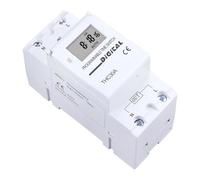 Din Rail 2 Wire Weekly 7 Days Programmable Digital TIME Switch Relay Timer Control AC 220V 230V 12V 24V 48V 16A 30A(48V DC AC)