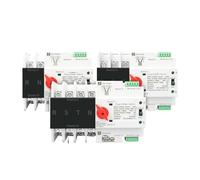 Din Rail 2P 3P 4P ATS Dual Power Automatic Transfer Switch Electrical Selector Switches Uninterrupted Power 63A 100A EKFBQBGW(4P,125A)