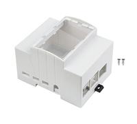 DIN Rail ABS Boîtier pour Raspberry Pi 4, Support Montage sur Rail DIN, Fenêtre Supérieure Transparente, Le Grand Espace Intérieur Permet D'accueillir Un Module Complémentaire Supplémentaire