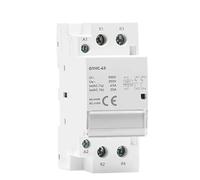 Din Rail AC Contactor 2P 40A 63A 2NO 2NC 1NO1NC House Use or For Charging Pile Contactor CZAOINCU(2P 40A 2NC)