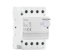 Din Rail AC Contactor 4P 40A 63A 4NO 4NC 2NO2NC 3NO1NC House Use or For Charging Pile Contactor CZAOINCU(4P 40A 3NO1NC)