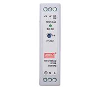 Din-Rail Alimentation 20W 15V 1,34A ; MeanWell,MDR-20-15