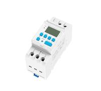 Din Rail Astronomical Timer Switch LCD Display 16A 20A 30A Timing Control Latitude Switch 110V 220V NWPNLXEA(THC-20B-AC110V)