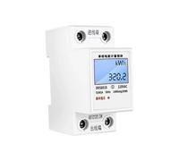 Din Rail LCD affichage numérique monophasé réinitialisation zéro compteur d'énergie kWh consommation d'énergie compteur électrique wattmètre 220 V 80A