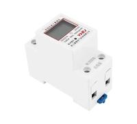 Din Rail LCD affichage numérique monophasé réinitialisation zéro compteur d'énergie kWh consommation d'énergie compteur électrique wattmètre 220 V 80A