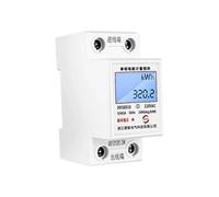 Din Rail LCD affichage numérique monophasé réinitialisation zéro compteur d'énergie kWh consommation d'énergie compteur électrique wattmètre 220 V 80A