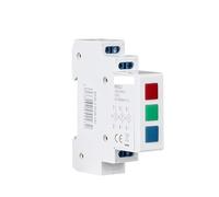 Din Rail LED Modular Signal Lamp Red Green Yellow Blue AC 220V 230V Industrial EKSL3 MQXFCZUX(EKSL3-RGB-230)