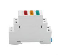 DIN Rail LED pour pilot Light 230V Fire Resistant Plastic DIN(Red+Yellow+Green)