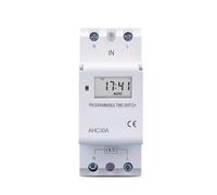 Din Rail monophasé hebdomadaire 7 jours Programmable numérique temporisation relais minuterie contrôle AC 220 V 230 V 12 V 24 V 48 V 16A 1 pièces 1 pièces(15A,24V AC DC)