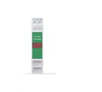 Din Rail Mount Single Three Phase Voltage Meter Ac 60-450V Mini Modular Voltmeter Gauge Indicator LED Digital Display Detector,pratique