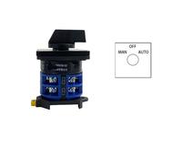 DIN Rail Mounted 32A 660V Dual Power Circuit Control Selector LW26-32/2 Two Poles Rotary Cam Switch NWPNLXEA(MOA)