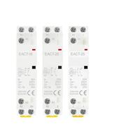 Din Rail Mounted Household Modular AC Contactor 2P 16A 20A 25A 2NO 2NC 220V 230V 50/60Hz(2P 20A 2NO)