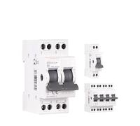 Din Rail MTS Dual Power Manual Transfer Switch Modular Changeover Switch Interlock Circuit Breaker1P 2P 4P 40A 230V EKCS101 NWPNLXEA(40A,4P 400V)