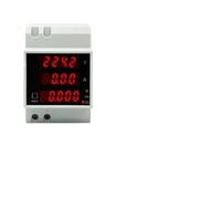 DIN-rail Multi-function Meter D52-2042 D52-2047 Digital LED Voltage Current Active Power Factor Meter AC80-300V 100A AUOQKQUT(D52-2048,AC 200-450V)