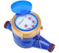 Din15 Compteur d'eau de robinet à sec Type pour rotor Compteur d'eau numérique Connecteur en cuivre Compteur d'eau sèche Outil en verre