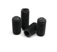 DIN916 douille tasse point ensemble vis sans tête boulon 5/10/50pcs M1.6 M2 M2.5 M3 M4 M5 M6 M8 M10 M12 304 acier inoxydable noir(12.9 class steel,6MM_10PCS M1.6)