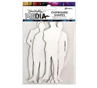 Dina Wakley Media Chipboard Shapes-The Men