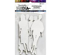 Dina Wakley Media Le panneau d'aggloméré façonne les femmes