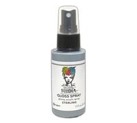 Dina Wakley Media Metallic Gloss Sprays 2oz-Sterling