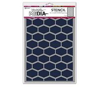 Dina Wakley Media Pochoirs en treillis DINA WAKLEY