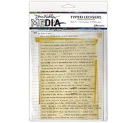 Dina Wakley Media Set 1 TYPED LEDGERS 12/SHT