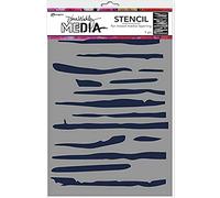 Dina Wakley Media STENCILS DINA WAKLEY LINES Taille unique