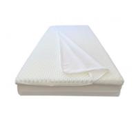 Dinaflex SURMATELAS en MÉMOIRE 140X190 Relax 3D AIR Fresh Hauteur 5 CM ORTHOPÉDIQUE, COMPLÈTEMENT DÉHOUSSABLE, Housse 3D AIR Fresh