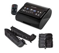 DinamicaMed® Premium 4.0 Compact Pressothérapie - Appareil de drainage lymphatique avec 6 programmes, 4 chambres à air, Bottes XL et Ceinture Abdominale, utilisation à domicile