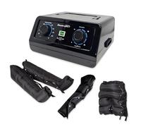 DinamicaMed® Premium 4.0 Manual Compact Pressothérapie - Appareil de drainage lymphatique avec 4 chambres à air, Bottes XL, 1 Brassard et 1 short, utilisation à domicile