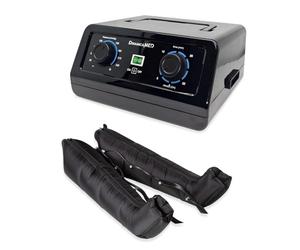 DinamicaMed® Premium 4.0 Manual Compact Pressothérapie - Appareil de drainage lymphatique avec 4 chambres à air, Bottes XL, utilisation à domicile