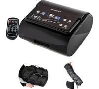 DinamicaMed® Premium 6.0 Compact Pressothérapie - Appareil de drainage lymphatique avec 6 programmes, 6 chambres à air et Pantalon long et Brassard, usage à domicile