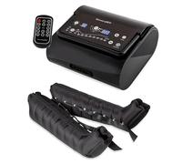 Dinamicamed ® Premium 8.0 Compact Pressotherapie Professionnelle Drainage Lymphatique 8 Chambres à Air - Appareil de Massage Jambes 6 Programmes de Massage, 2 Bottes XL