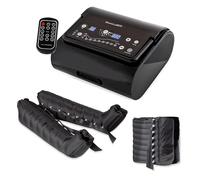 Dinamicamed ® Premium 8.0 Compact Pressotherapie Professionnelle Drainage Lymphatique 8 Chambres à Air - Appareil de Massage Jambes 6 Programmes de Massage, 2 Bottes XL et Ceinture Abdominale