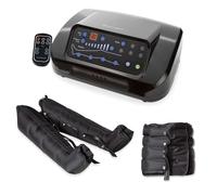 Dinamicamed Pressothérapie Drainage Lymphatique (PRO 4.0 - 4 Chambres) | Masseur Professionnel pour Massage Drainant, 6 Programmes avec 2 Bottes XL et Ceinture Abdominale, Utilisation à Domicile