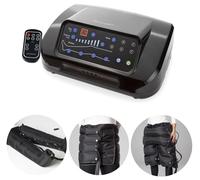 DinamicaMed® PRO 4.0 Classic Pressothérapie - Appareil de drainage lymphatique avec 6 programmes, 4 chambres à air, Bottes XL, Ceinture abdominale et 1 Short, utilisation à domicile