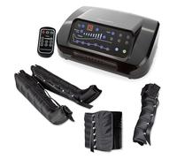 DinamicaMed® PRO 6.0 Classic Pressothérapie - Appareil de drainage lymphatique avec 6 programmes, 4 chambres à air, Bottes XL, Ceinture abdominale et 1 Brassard, utilisation à domicile