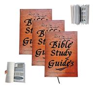 dinblex Guide d'étude de la Bible de 66 pages, journal de dévotion quotidien, carnet religieux basé sur la foi pour les réflexions de prière, un plan d'étude biblique d'un an pour les femmes