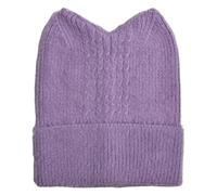 Dinchaakuarry Beanie with Cat Ears - Winter Thermal Hat | Cute Cat Ear Crochet Hats for Women, Windproof Winter Warm Beanies