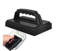 Dinchaakuarry Brosse de nettoyage pour barbecue, brosse de nettoyage pour barbecue, grattoir pour barbecue, brosse avec poignée, recherche d'outils de cuisine pour ustensiles de cuisine en fonte