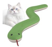 Dinchaakuarry Cat Chew Toy Snake, Pet Cat Plush Snake Toy - Pet Kitten Chew Toy Gooded Animal Snake, d'animaux Flexibles Chats de Petite et Moyenne Taille Qui tirent la Figurine mordante pour