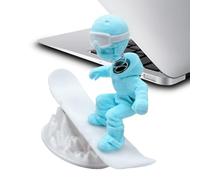 Dinchaakuarry Dashboard Accessories | Funny Car Interior Accessories | Fun Inertia Skiing Man Dash Sculpture | for Automotive Truck RV SUV Home Office Desktop Shelf Cabinet